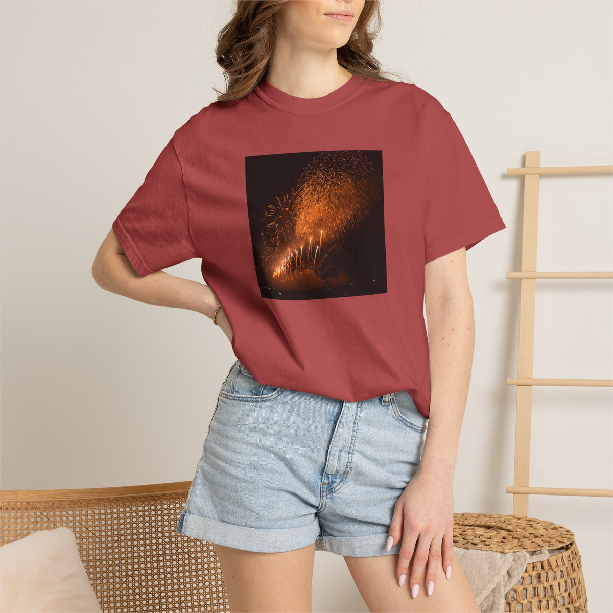 Omagari Fireworks 2026 Photo T-Shirt | Akita Japan Fireworks Festival