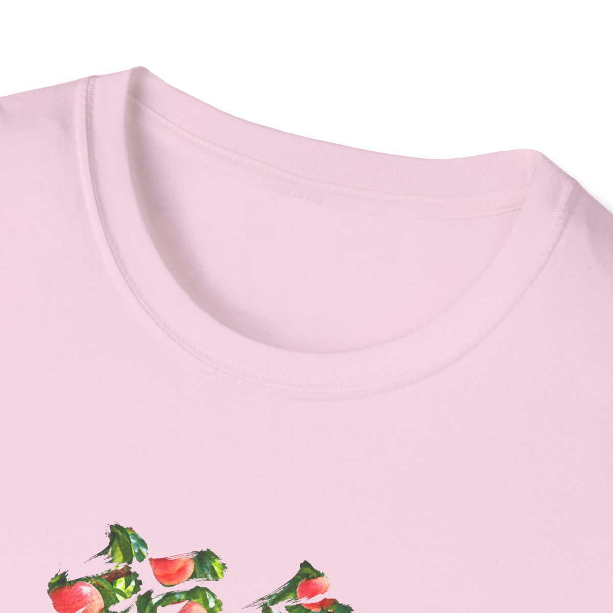福島 桃 Tシャツ｜福島県・桃畑・毛筆漢字デザイン