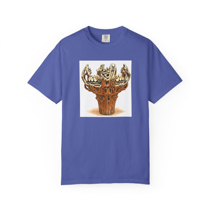 火焔型土器 Tシャツ｜縄文文化デザイン｜ユニセックス コットンTシャツ