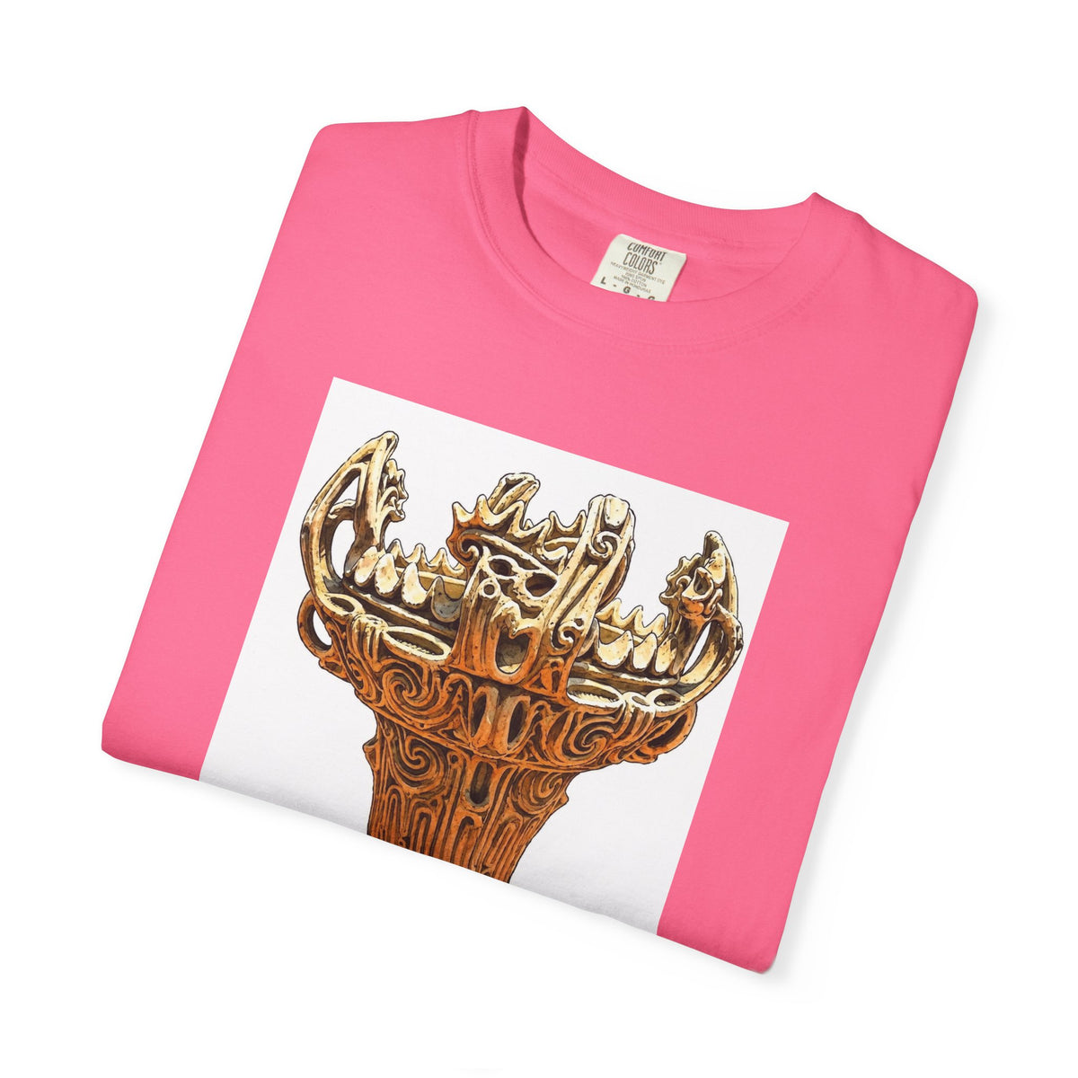 火焔型土器 Tシャツ｜縄文文化デザイン｜ユニセックス コットンTシャツ