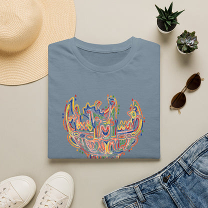 彩炎 JOMON｜カラフル火焔型土器 Tシャツ