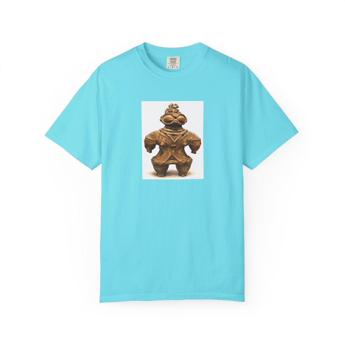 遮光器土偶 Tシャツ｜縄文文化デザイン｜ユニセックス コットンTシャツ