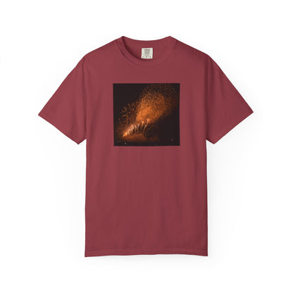 大曲の花火 （2026年版）｜秋田・夜空を彩る花火写真Tシャツ　｜Omagari Fireworks Photo T-Shirt