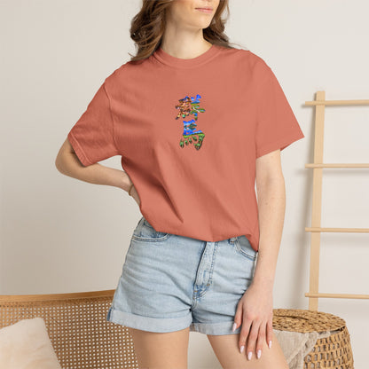 群馬 Tシャツ｜草津温泉・尾瀬・榛名山・こんにゃく畑を描いた毛筆漢字デザイン
