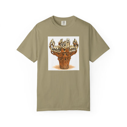 火焔型土器 Tシャツ｜縄文文化デザイン｜ユニセックス コットンTシャツ