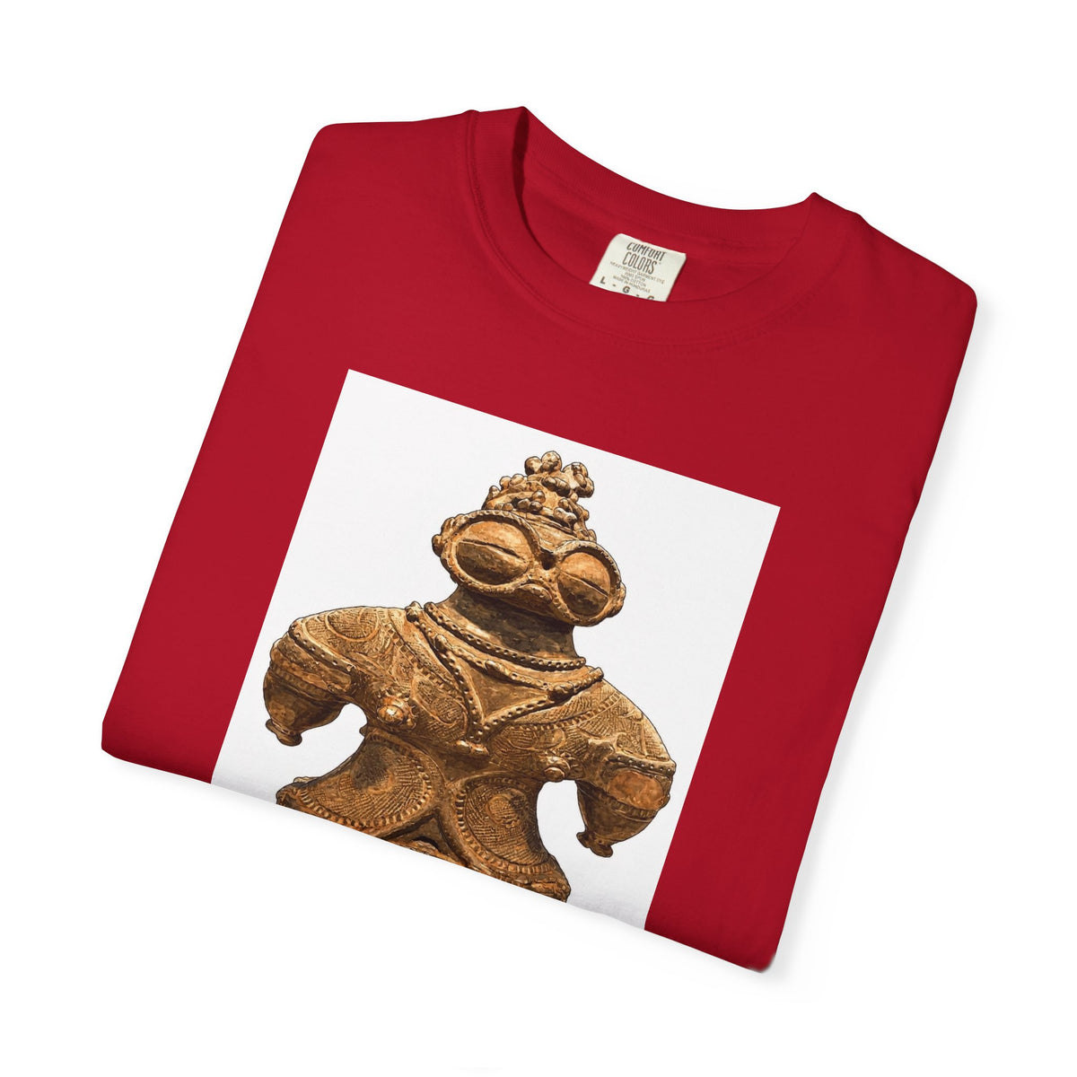 遮光器土偶 Tシャツ｜縄文文化デザイン｜ユニセックス コットンTシャツ