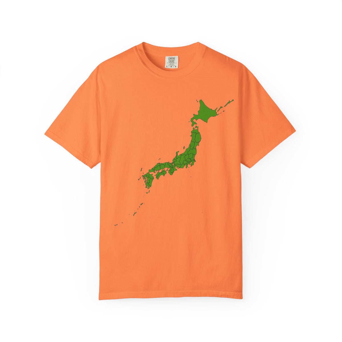 日本47都道府県マップ Tシャツ｜県境入り日本地図デザイン｜Detailed Japan Map｜ユニセックス コットンTシャツ