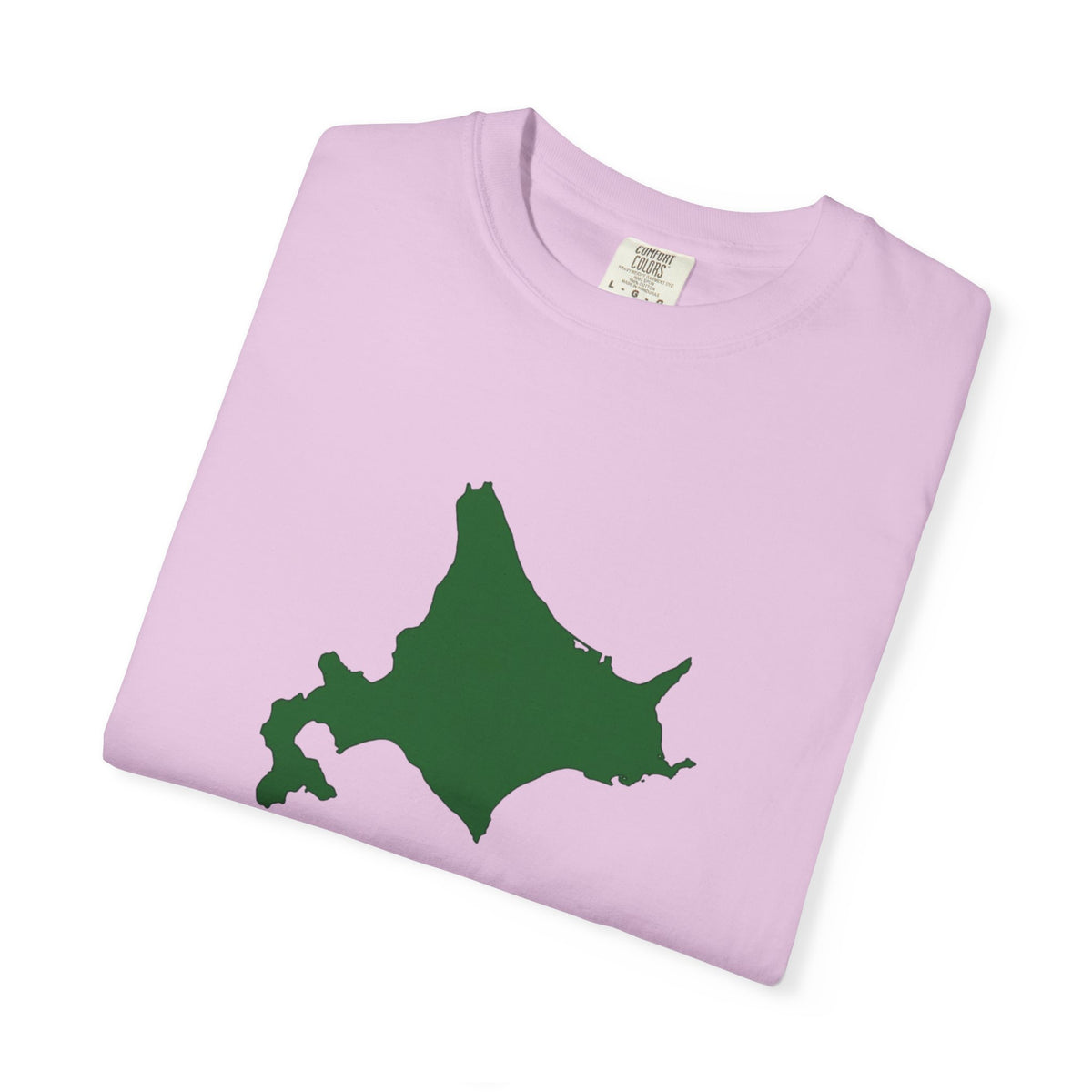 北海道 地図デザイン Tシャツ｜ユニセックス コットンTシャツ
