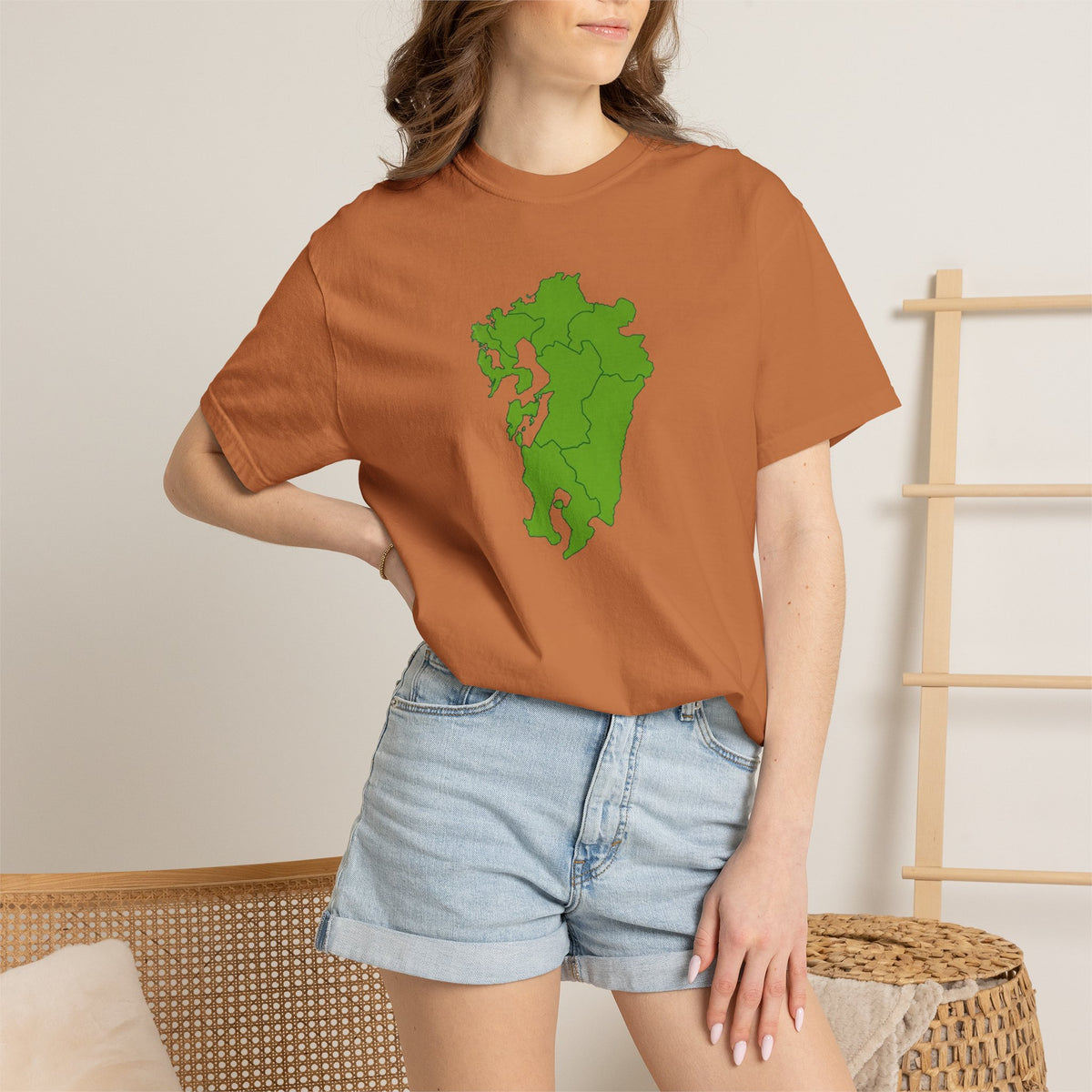 Kyushu Japan Map T-Shirt | Unisex Regional Map Tee