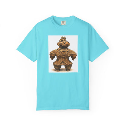 遮光器土偶 Tシャツ｜縄文文化デザイン｜ユニセックス コットンTシャツ