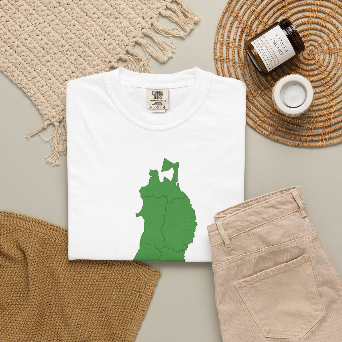 Tohoku Japan Map T-Shirt | Unisex Regional Map Tee