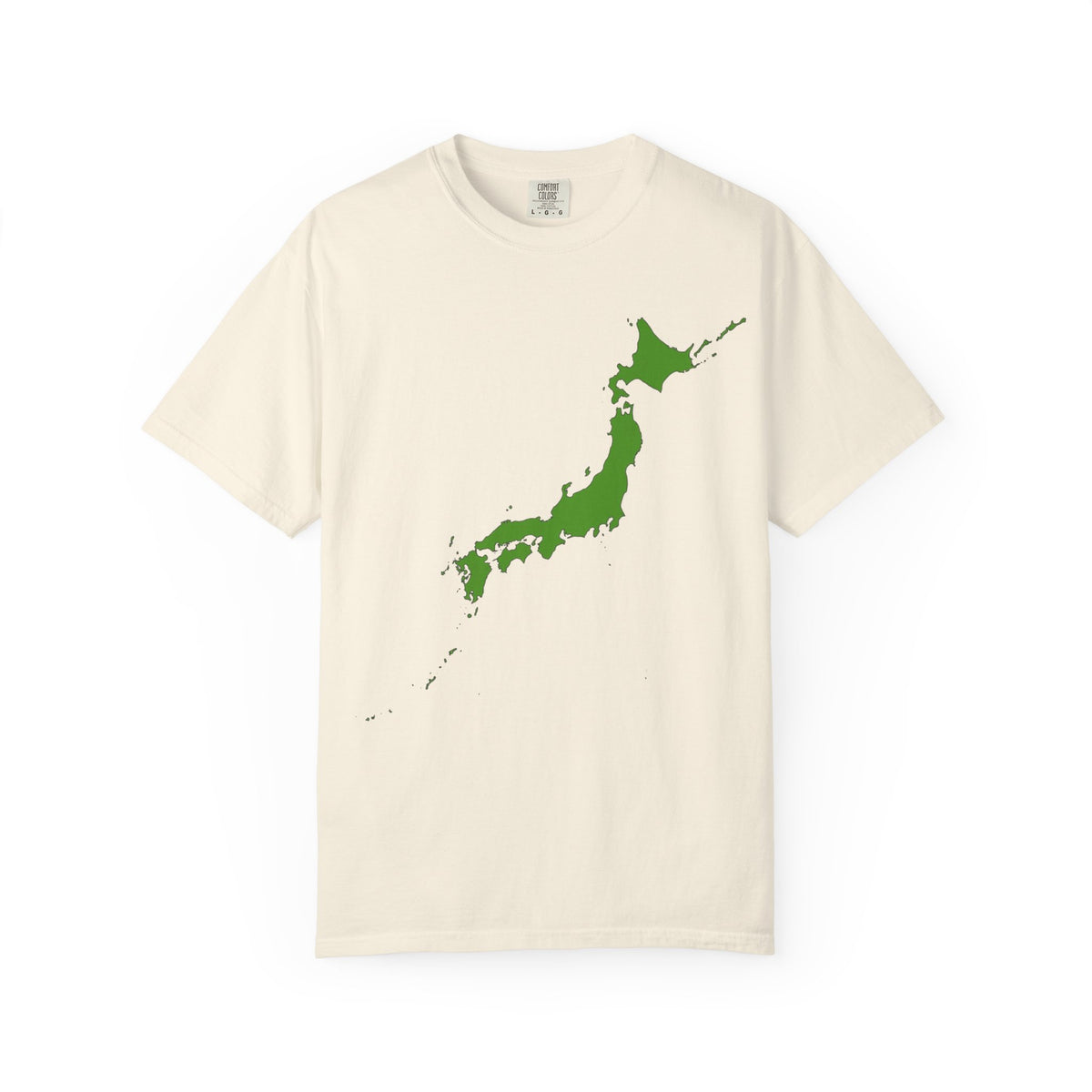 日本列島マップ Tシャツ｜精密地図デザイン｜Japan Map｜ユニセックス コットンTシャツ