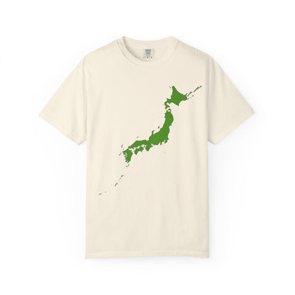 日本列島マップ Tシャツ｜精密地図デザイン｜Japan Map｜ユニセックス コットンTシャツ
