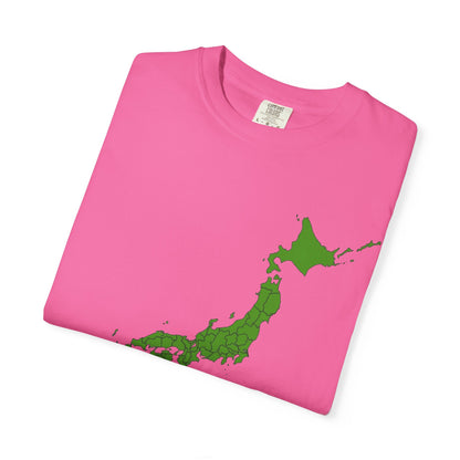 Japan 47 Prefectures Map T-Shirt | Detailed Japan Map Tee