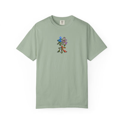 栃木 Tシャツ｜男体山・中禅寺湖・華厳の滝・藤・いちご 毛筆漢字デザイン