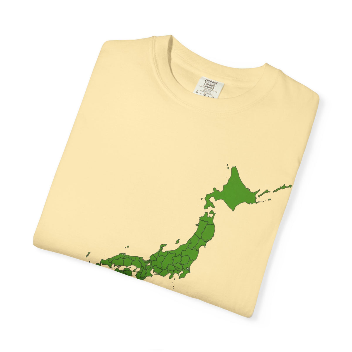 日本47都道府県マップ Tシャツ｜県境入り日本地図デザイン｜Detailed Japan Map｜ユニセックス コットンTシャツ