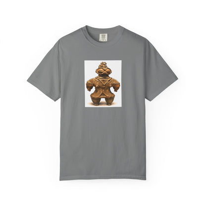 遮光器土偶 Tシャツ｜縄文文化デザイン｜ユニセックス コットンTシャツ