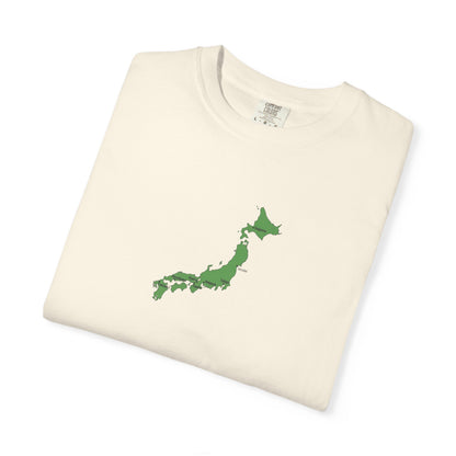 日本列島マップ Tシャツ｜主要都市入り｜Japan Map｜ユニセックス コットンTシャツ