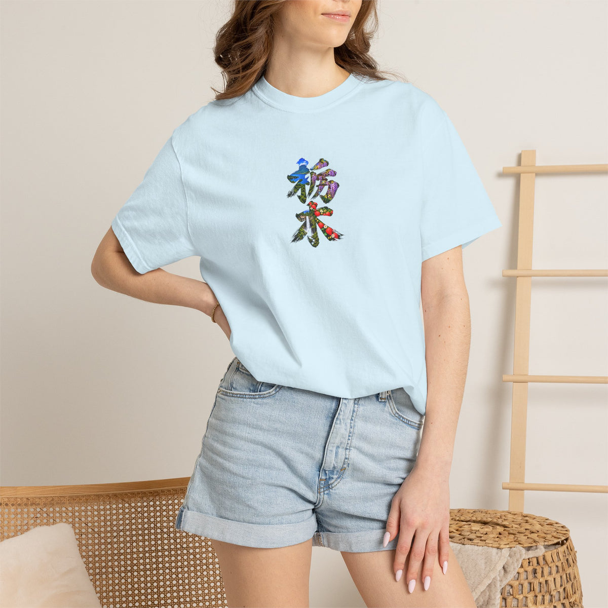 栃木 Tシャツ｜男体山・中禅寺湖・華厳の滝・藤・いちご 毛筆漢字デザイン