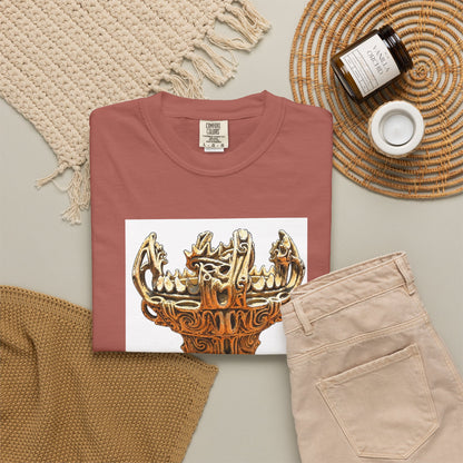 火焔型土器 Tシャツ｜縄文文化デザイン｜ユニセックス コットンTシャツ