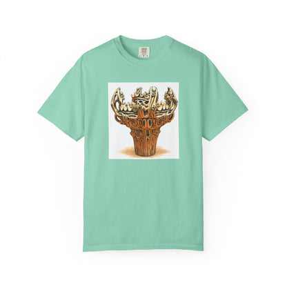 火焔型土器 Tシャツ｜縄文文化デザイン｜ユニセックス コットンTシャツ