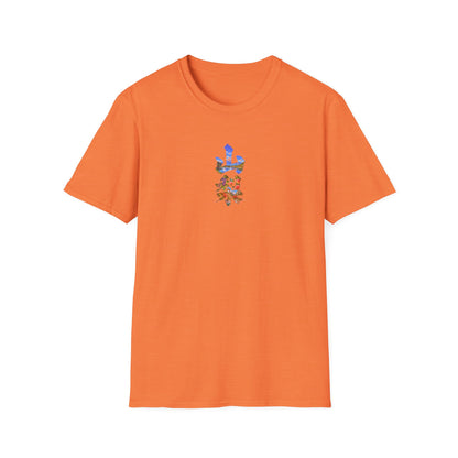 山梨 Tシャツ｜富士山・河口湖・ぶどう・桃・昇仙峡 毛筆漢字デザイン