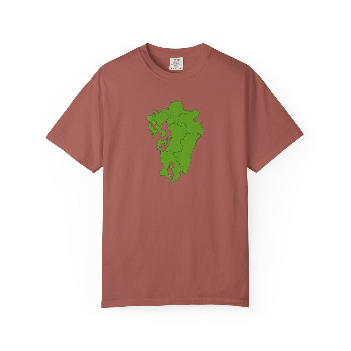Kyushu Japan Map T-Shirt | Unisex Regional Map Tee