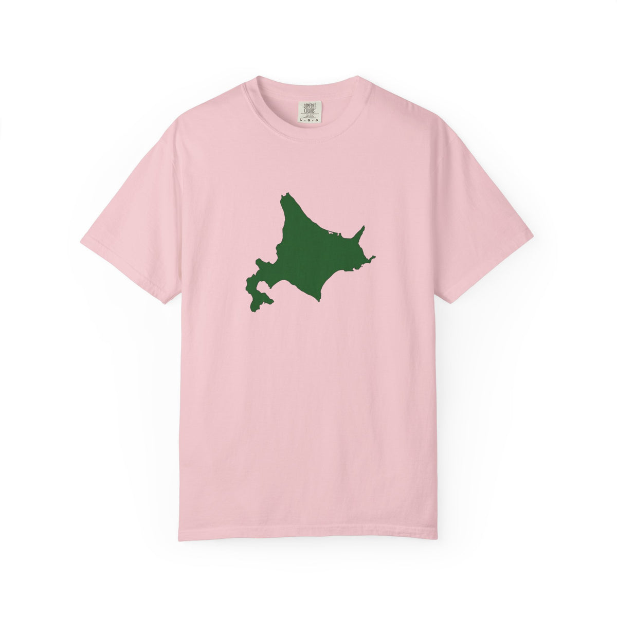 北海道 地図デザイン Tシャツ｜ユニセックス コットンTシャツ