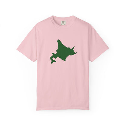 北海道 地図デザイン Tシャツ｜ユニセックス コットンTシャツ