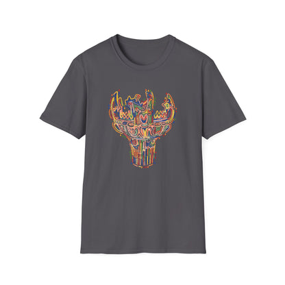 彩炎 JOMON｜カラフル火焔型土器 Tシャツ