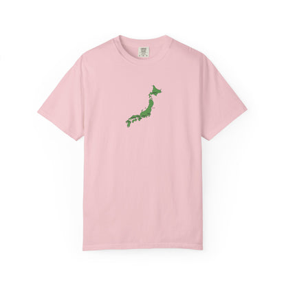 日本列島マップ Tシャツ｜主要都市入り｜Japan Map｜ユニセックス コットンTシャツ