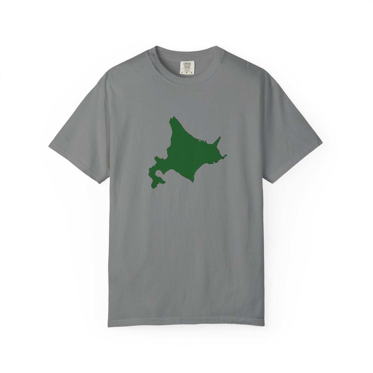 北海道 地図デザイン Tシャツ｜ユニセックス コットンTシャツ