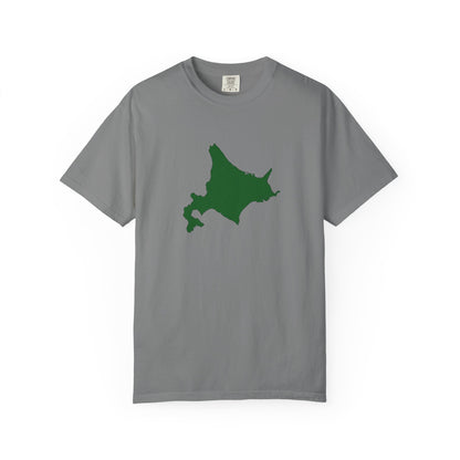 北海道 地図デザイン Tシャツ｜ユニセックス コットンTシャツ