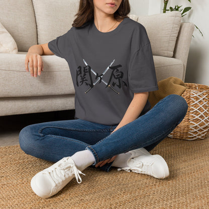 関ケ原 漢字 Tシャツ｜戦国・日本文化｜ユニセックス コットンTシャツ
