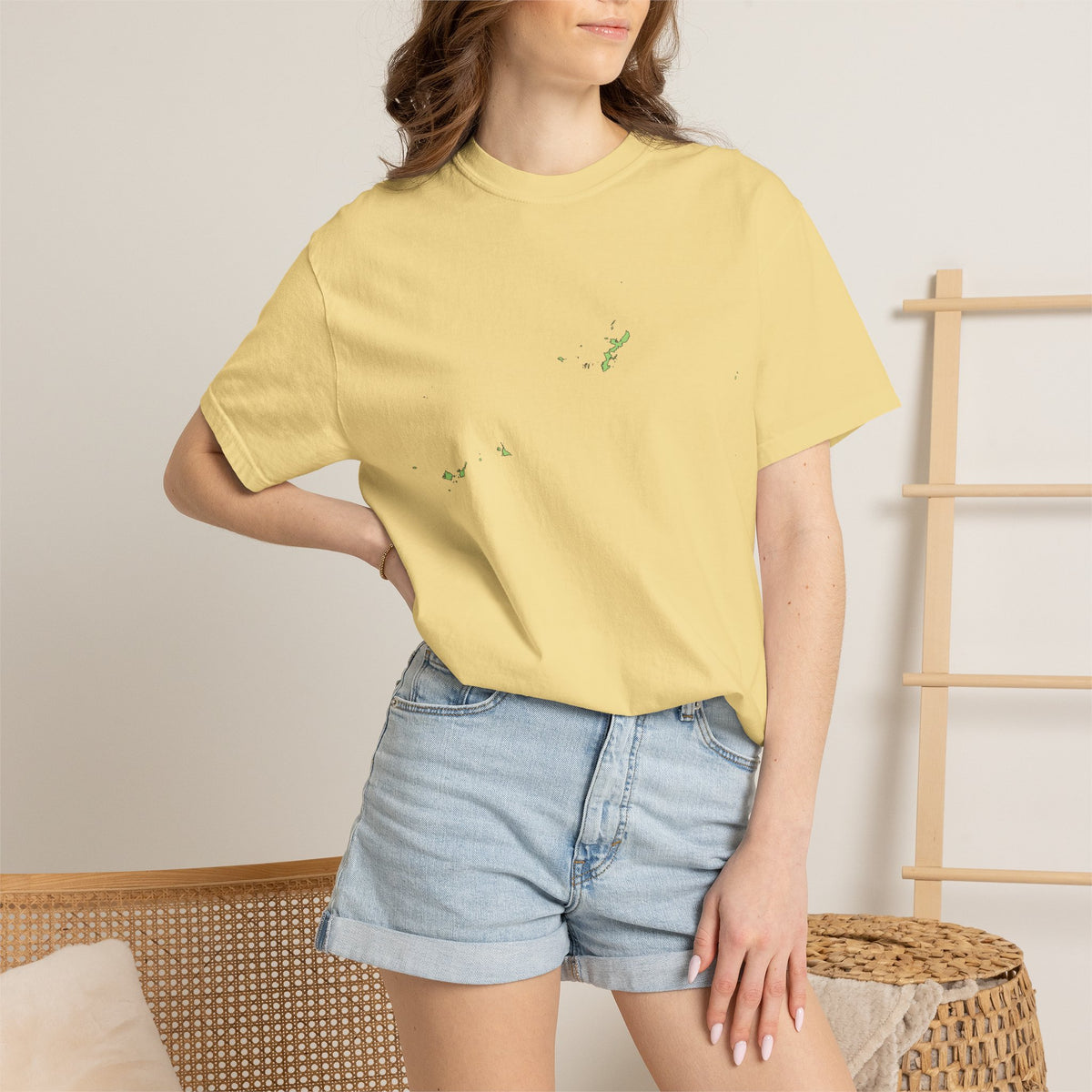 沖縄 Okinawa Prefecture Full Map T-Shirt | Japanese Islands Geography Tee