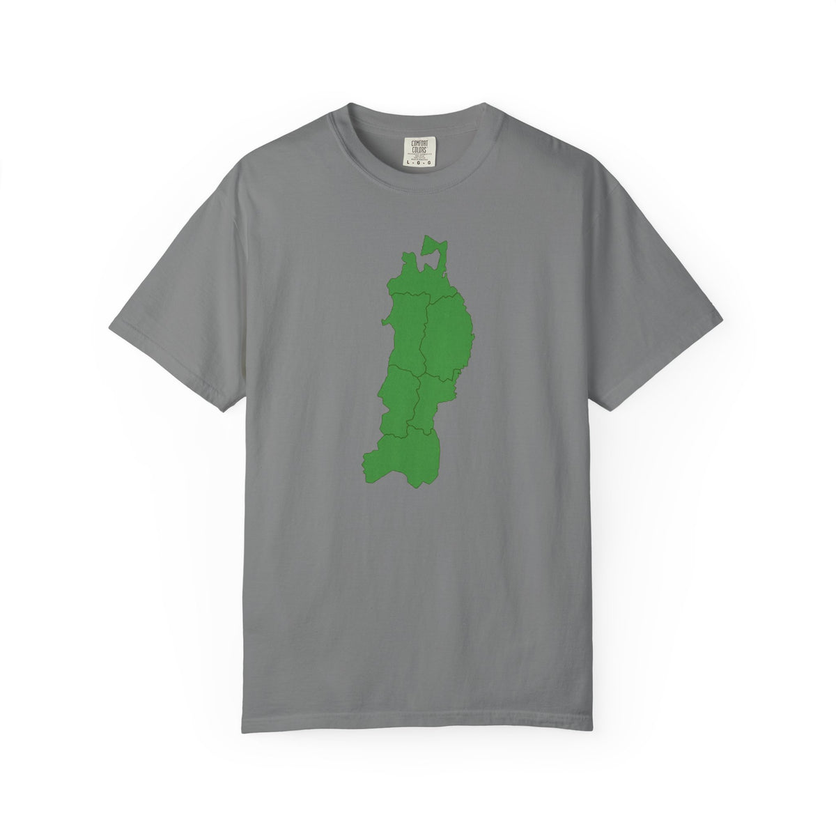 東北地方 地図デザイン Tシャツ｜ユニセックス コットンTシャツ