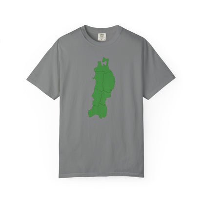 東北地方 地図デザイン Tシャツ｜ユニセックス コットンTシャツ