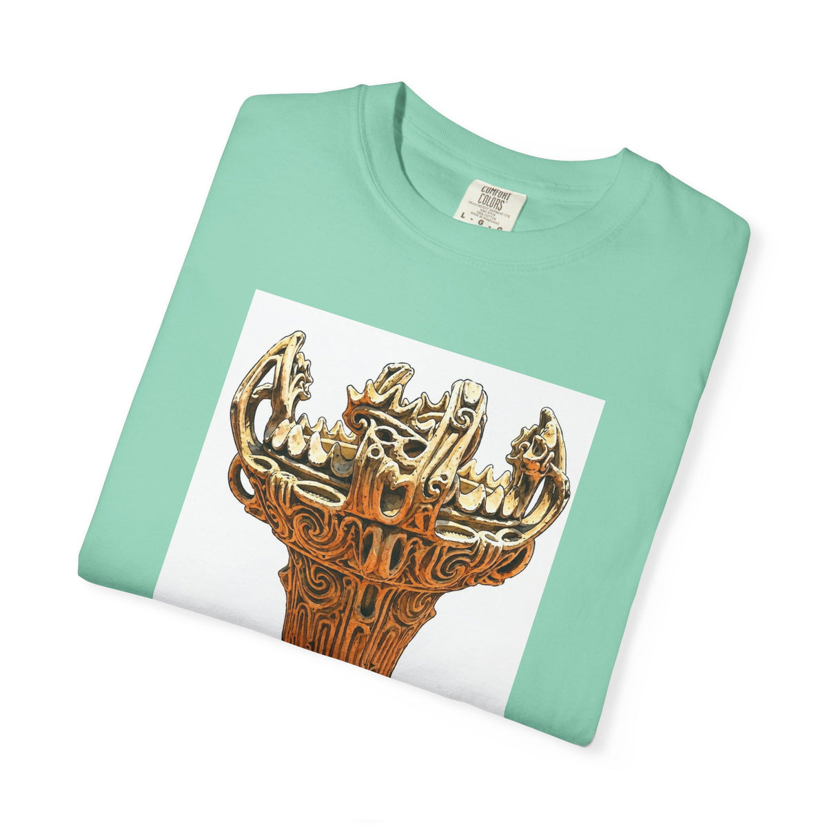 火焔型土器 Tシャツ｜縄文文化デザイン｜ユニセックス コットンTシャツ