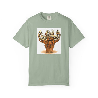 火焔型土器 Tシャツ｜縄文文化デザイン｜ユニセックス コットンTシャツ