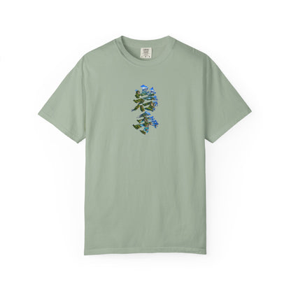 岩手の自然を描く毛筆Tシャツ｜三陸リアス海岸・山・森林デザイン