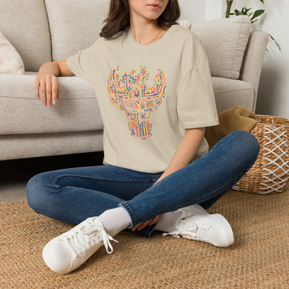彩炎 JOMON｜カラフル火焔型土器 Tシャツ