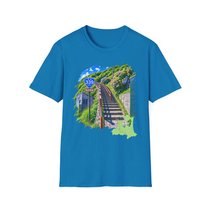 Route 339 Staircase National Highway T-Shirt | Cape Tappi Aomori