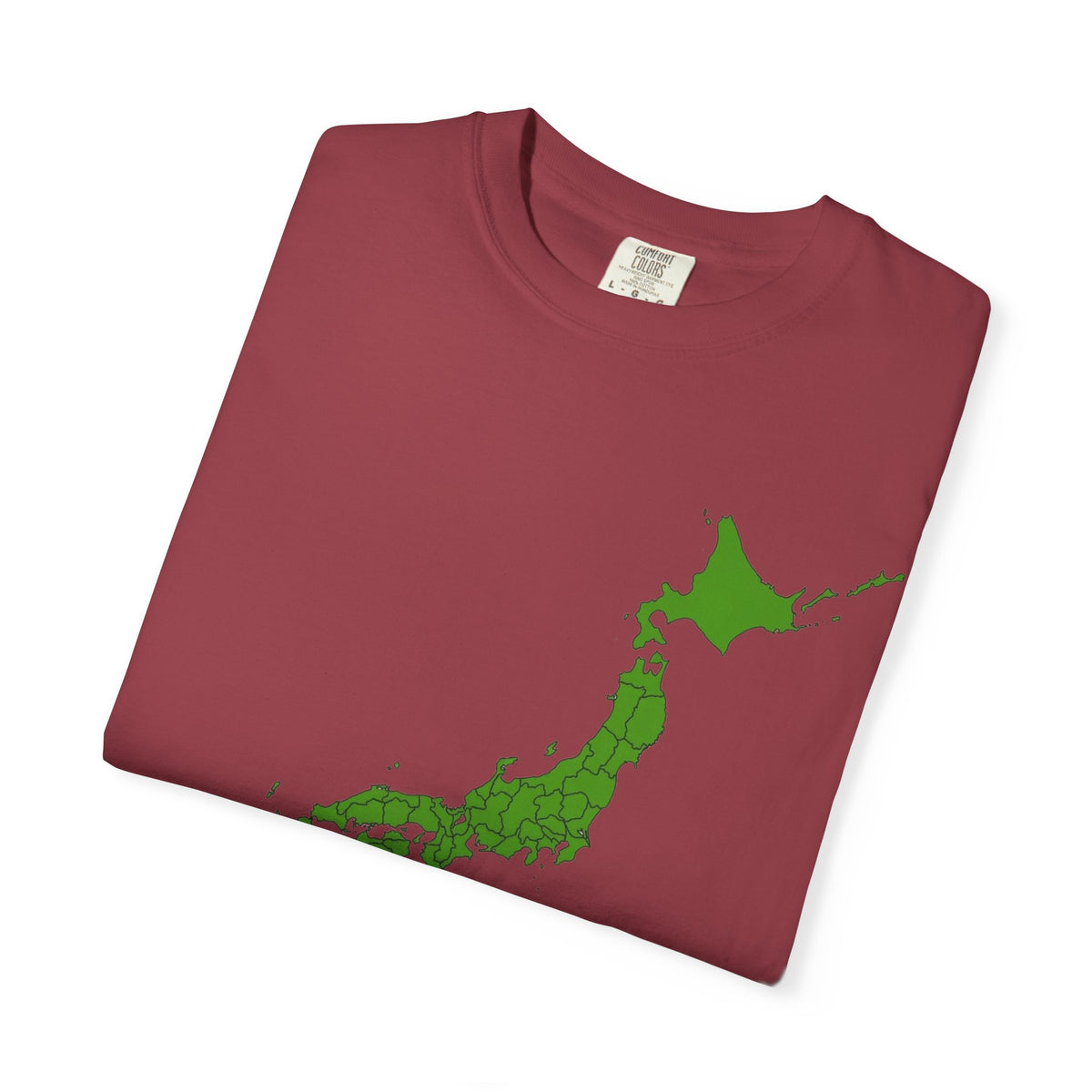日本47都道府県マップ Tシャツ｜県境入り日本地図デザイン｜Detailed Japan Map｜ユニセックス コットンTシャツ