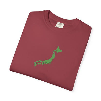 日本列島マップ Tシャツ｜主要都市入り｜Japan Map｜ユニセックス コットンTシャツ