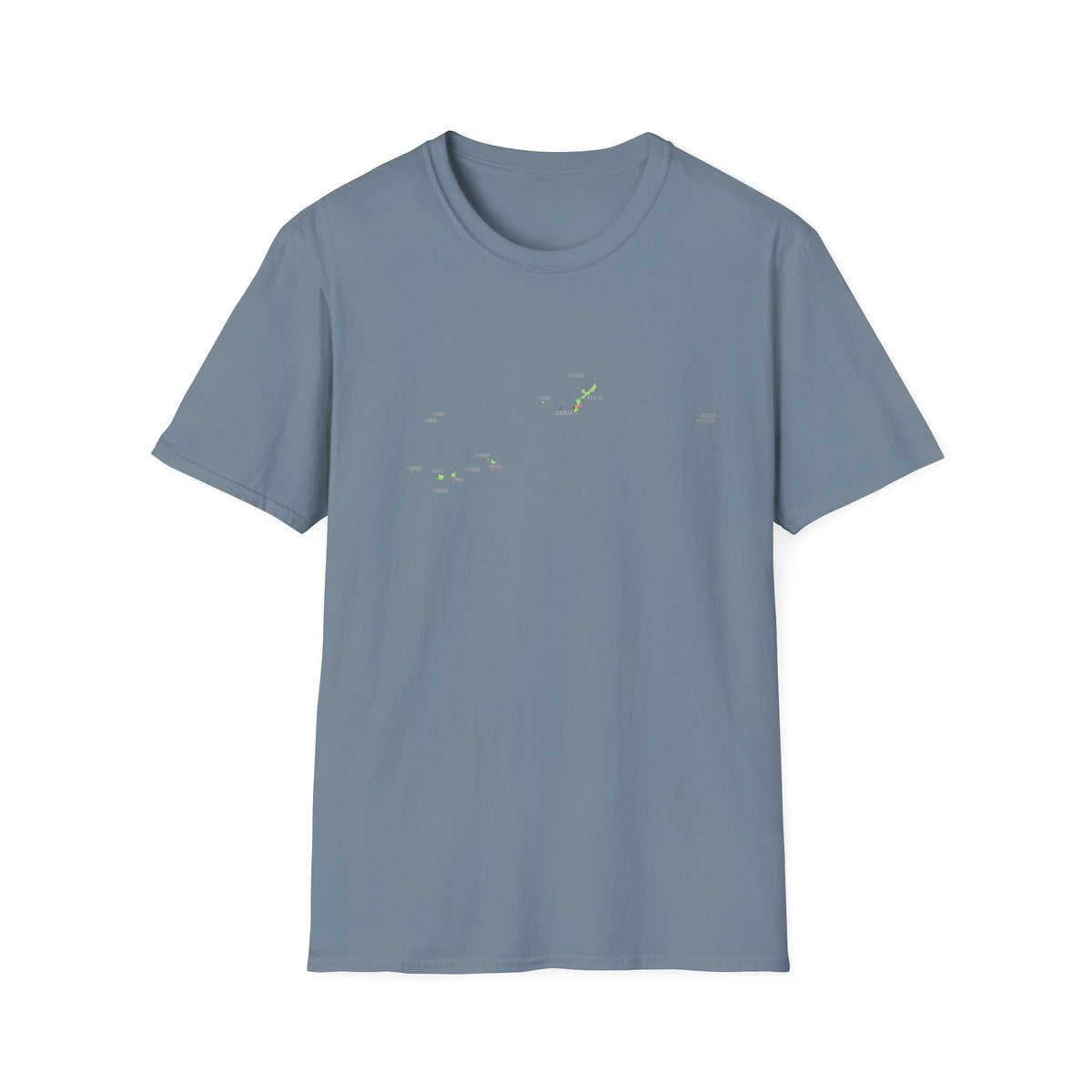 Okinawa Prefecture Map T-Shirt with Island Names & Naha | Japanese Geography Tee