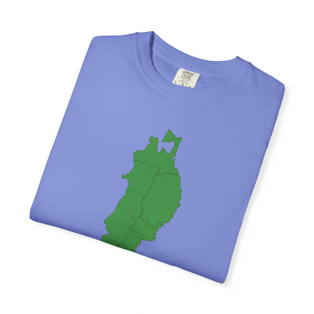 東北地方 地図デザイン Tシャツ｜ユニセックス コットンTシャツ