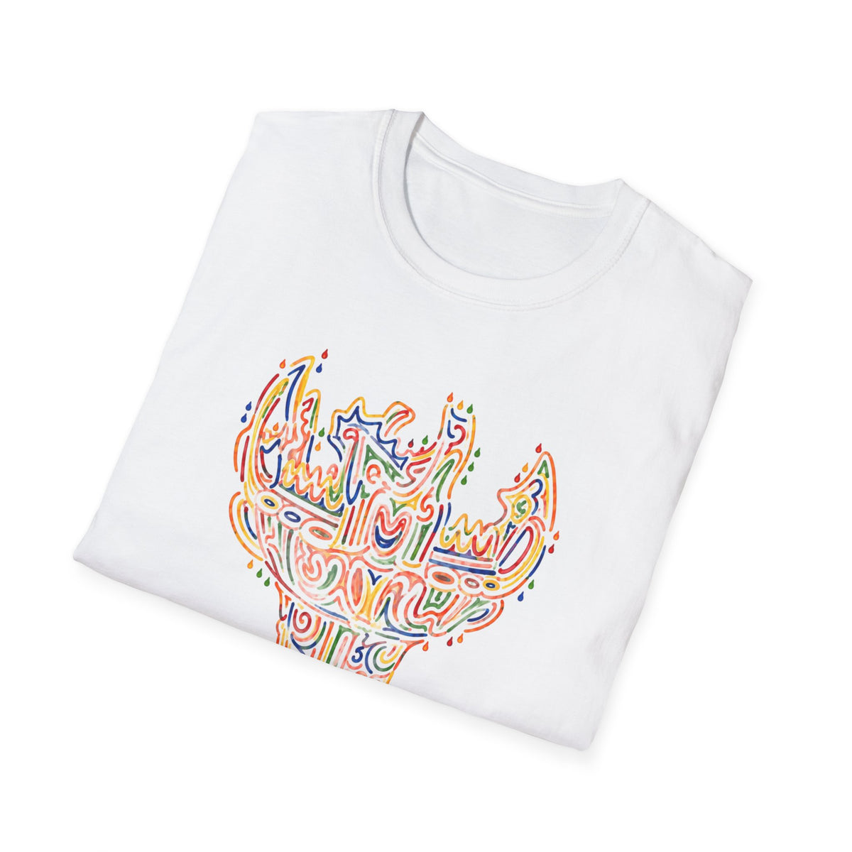 彩炎 JOMON｜カラフル火焔型土器 Tシャツ