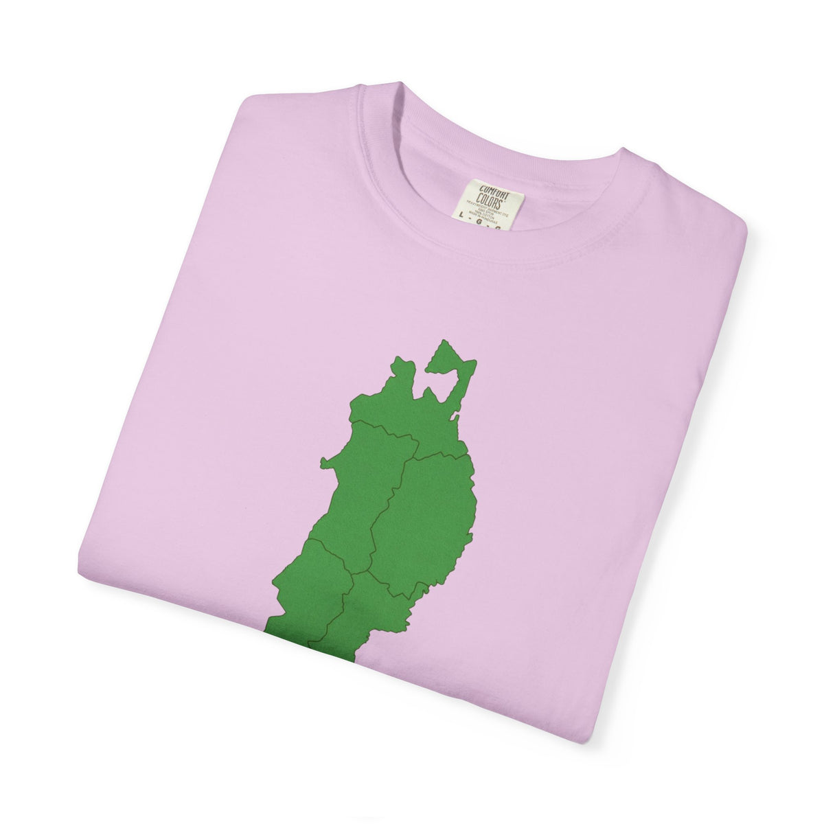 東北地方 地図デザイン Tシャツ｜ユニセックス コットンTシャツ