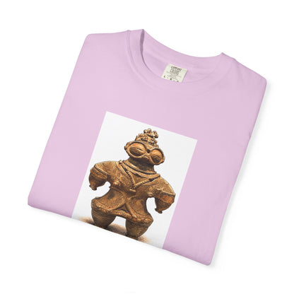 遮光器土偶 Tシャツ｜縄文文化デザイン｜ユニセックス コットンTシャツ