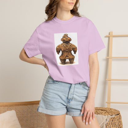 遮光器土偶 Tシャツ｜縄文文化デザイン｜ユニセックス コットンTシャツ